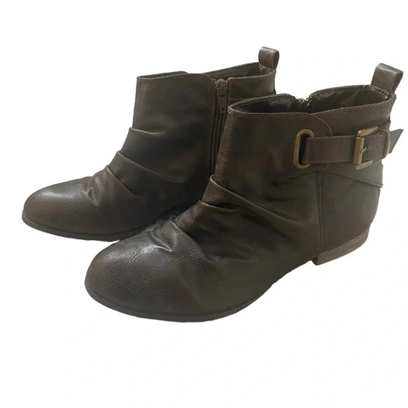 🤎✨ Diba London Kayden Brown Ankle Boots Size 7.5 ✨🤎 - Picture 1 of 5
